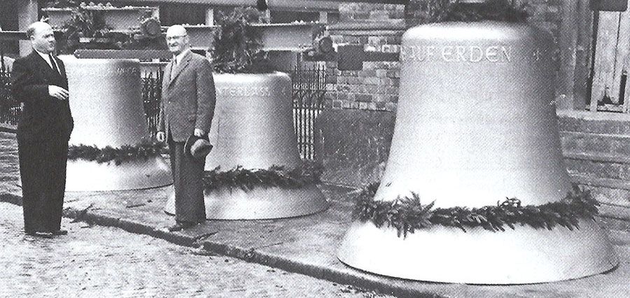 Glocken der Friedenskirche 1957