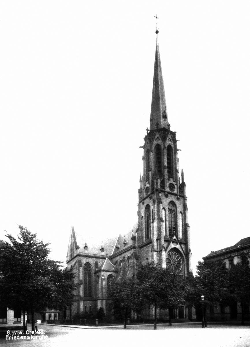 Friedenskirche Krefeld um 1900